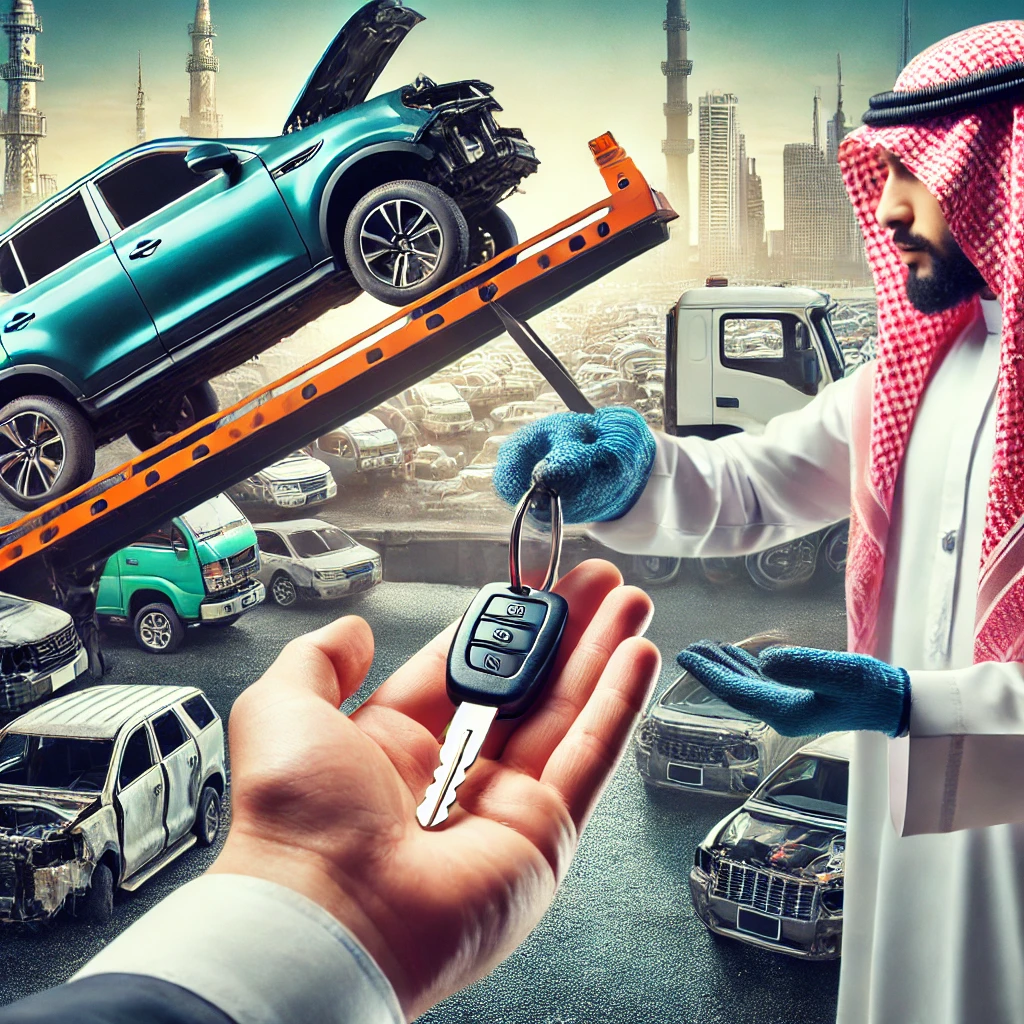 تسليم مفاتيح السيارة